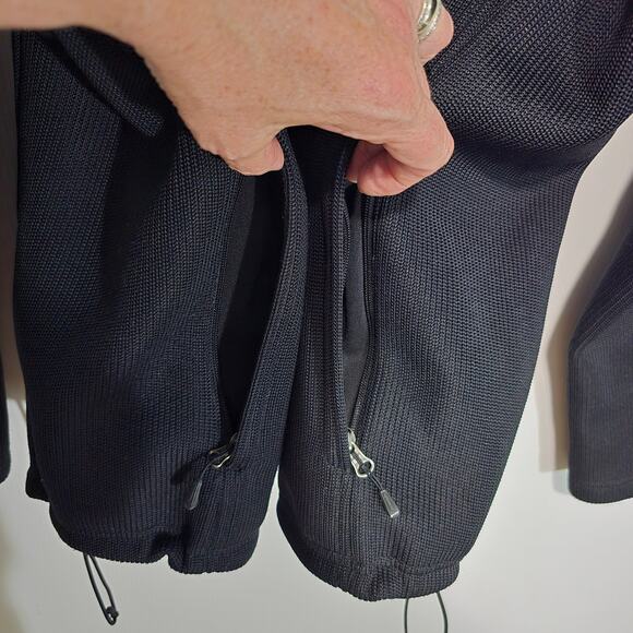 Spyder Men's Core Sweater Jacket Black Full Zip Drawstring Hem Size XXL - Picture 9 of 9